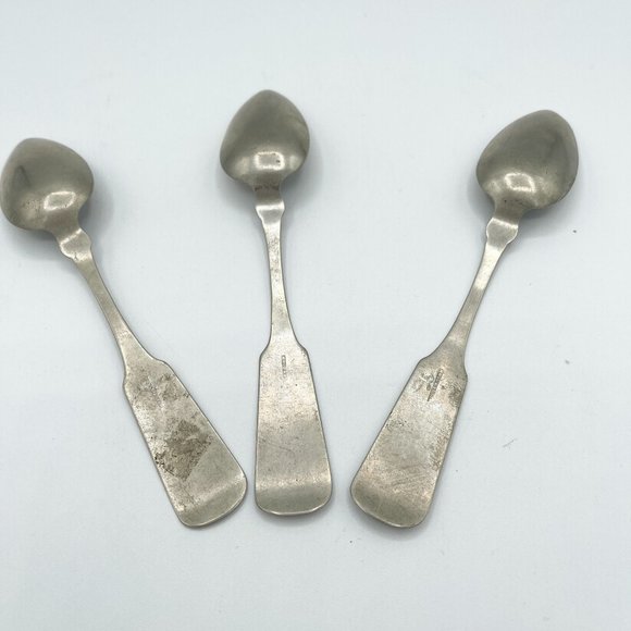 Hall & Elton Antique Spoons Set of 3 RARE 1850-1899 Wallingford, Connecticut CT - Picture 6 of 13